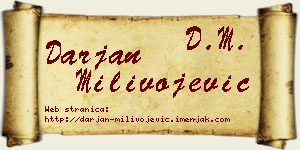 Darjan Milivojević vizit kartica